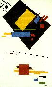 Kazimir Malevich suprematism oil painting